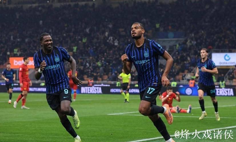 图拉姆双响炮 国际米兰5-1大胜威尼斯挺进意大利杯八强